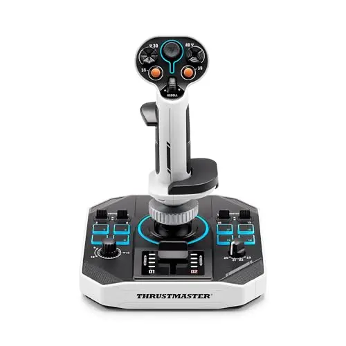 Thrustmaster Sol-R 1 Space Flightstick – Hochpräziser Weltraum-Joystick für PC – H.E.A.R.T Magnetsensoren, 16-Bit Präzision, Ergonomisches Space-Design – Ideal für Star Citizen & Elite Dangerous