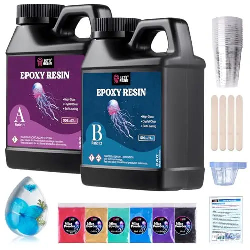 let's resin 1000ml epoxy resin set