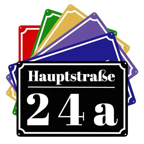 cnry joyjot hausnummer straßenschild