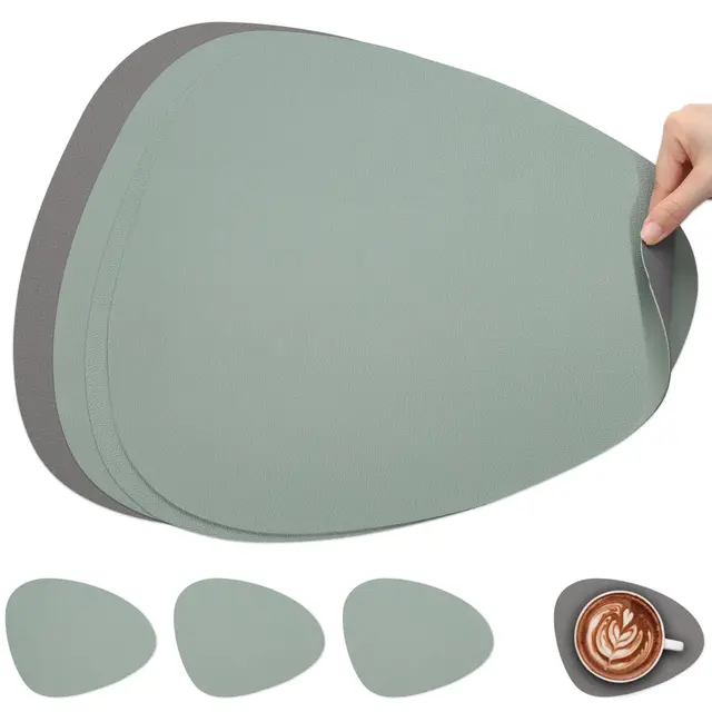 myir jun platzset leder set 4 teilig