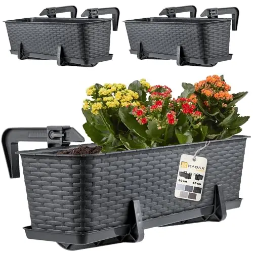 kadax blumenkasten 60cm 3er set