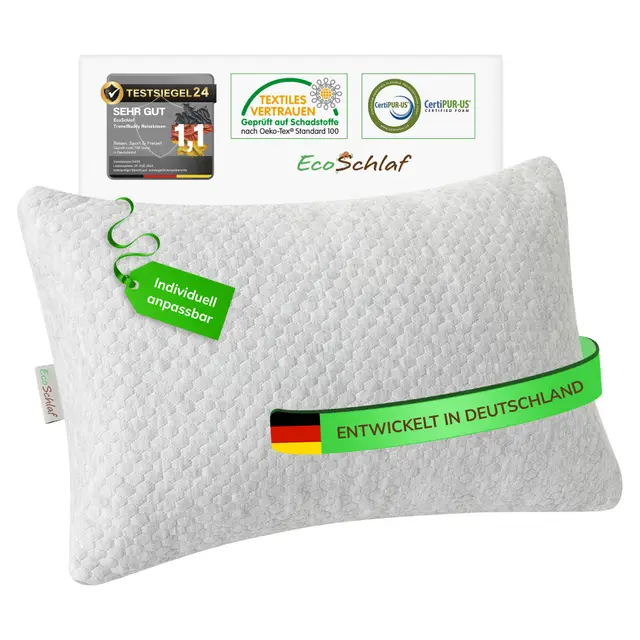 ecoschlaf travel buddy reisekissen