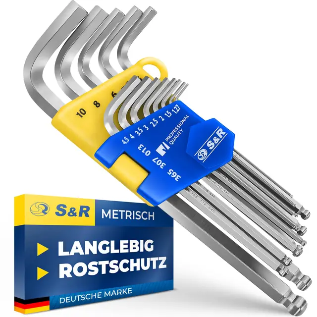 s&r innensechskantschlüssel 13-tlg lang