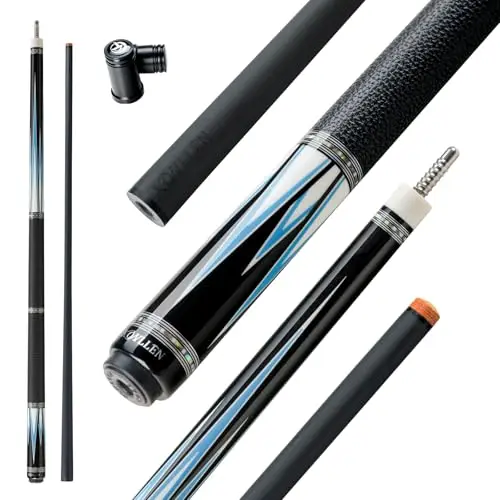 KONLLEN Billardqueue-Stick aus Karbonfaser, niedrige Ablenkung, handgefertigt, Inlay, ultraglatt, professionelles Gefühl, Billardqueue-Sticks für Erwachsene