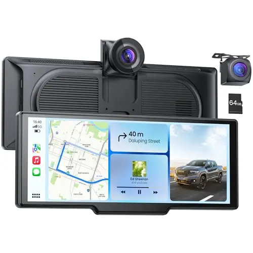 avaett t9 carplay display dashcam