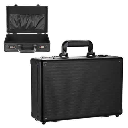 oganazi dokumentenbox aluminium schwarz