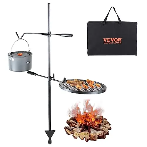 vevor drehspieß schwenkgrill stahl