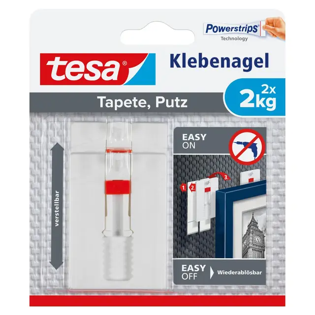 tesa verstellbarer klebenagel 2 kg