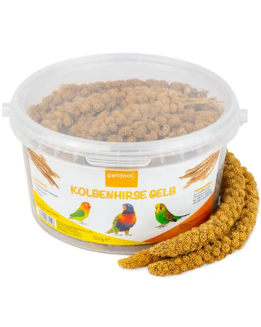 petifool kolbenhirse gelb 500g