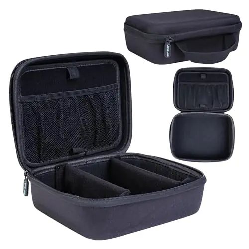 LENS-AID Organizer Case für Kamera- & Technik-Zubehör: Hard Case Tasche zur Aufbewahrung auf Reisen | Schutz für USB-Kabel, Akkus, Festplatte, Powerbank, Adapter