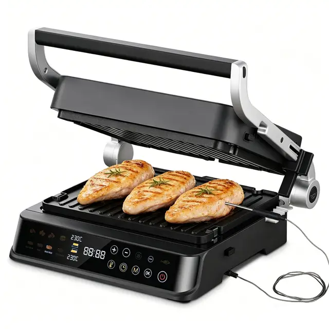 amzchef xl kontaktgrill 4-in-1
