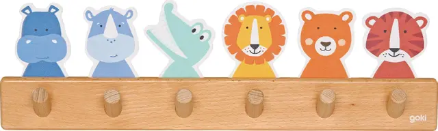goki 60689 tierfreunde kindergarderobe