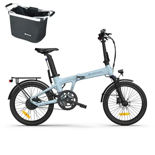ADO E-Bike Air20Pro/Ultra, Electric Bikes,BAFANG Bürstenloser Motor,klapprad Pedelec,Riemenantrieb,Dual-Modus-Umschaltung,20 Zoll, 2/3 Gang, ADO Smart APP,2,4-Zoll-IPS-Display,ebike Damen/Herren