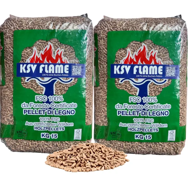 ksv flame buchen-pellets 30kg für