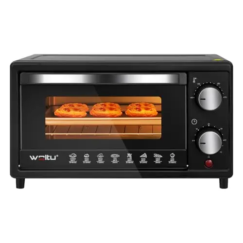 woltu minibackofen 10 liter 800 watt
