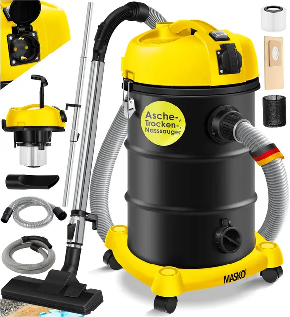 masko 6in1 industriestaubsauger nass