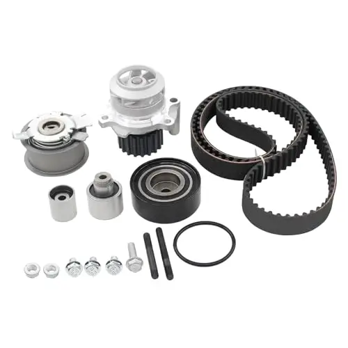 Wasserpumpe Zahnriemensatz Rollensatz für Passat B7 B6 Golf 5 Golf 6 Transporter T5 T6 Multi-van California Polo 6R Sciro-cco Shar-an 7N Ti-guan 5N Tour-an 1T Caddy 2K Craf-ter Eos Je-tta 1.6 2.0 TDI
