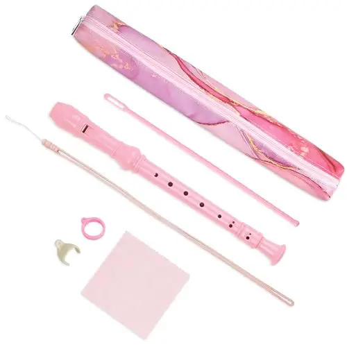 czzmy de6 blockflöte sopran pink