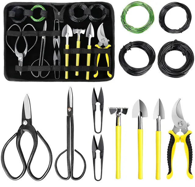 mosfiata bonsai werkzeug 13 teilig set