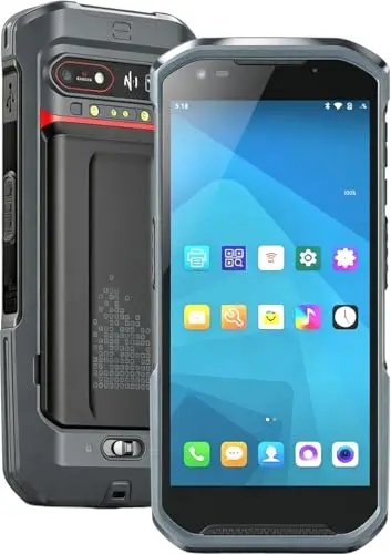 Kayoote S6 Android 13 Barcode Scanner, 5.5" Touchscreen Handheld Mobile Computer PDA, Octa-Core 6GB+64GB, 1D/2D/QR Scan Engine, 5200mAh Akku, 4G WiFi NFC Datenterminal Inventarscanner
