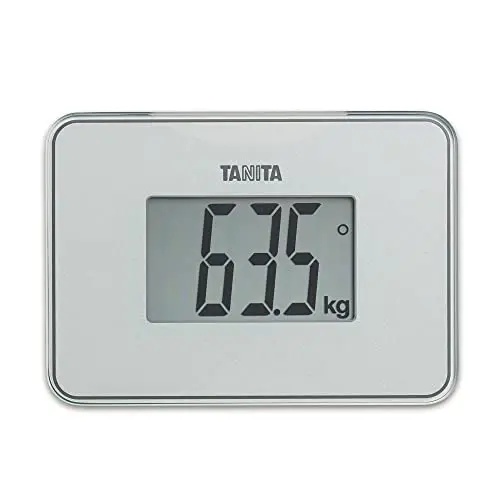 TANITA HD-386 Kleinste digitale Personenwaage der Welt, ideal für Reisen, Perlmuttweiß
