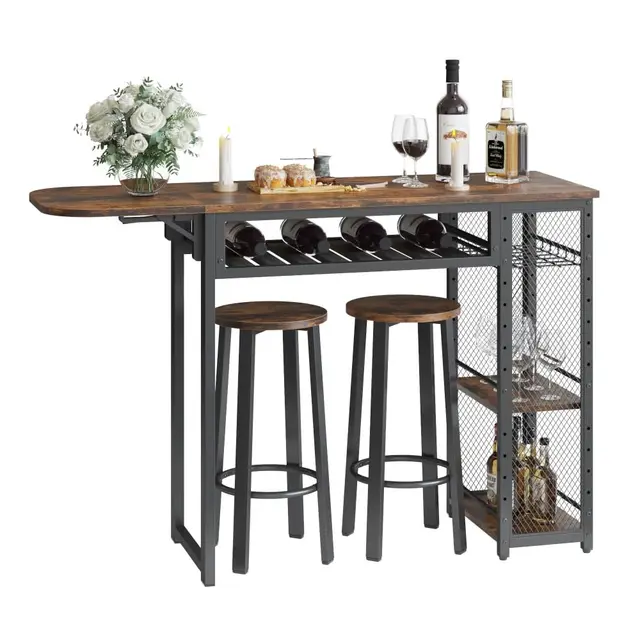 bestier bartisch set mit 2 barhocker
