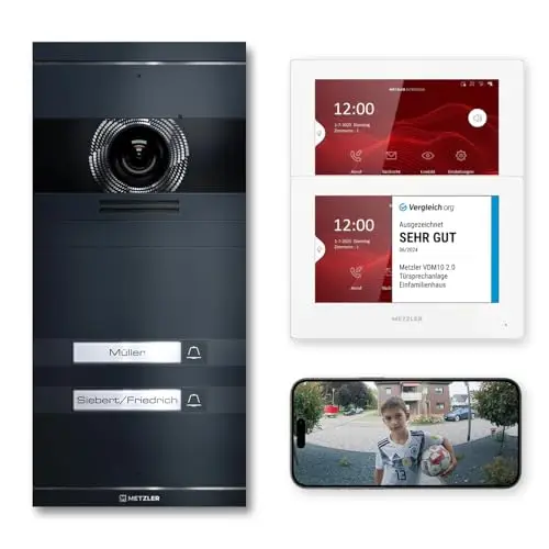 Metzler VDM10 2.0 Video Sprechanlage 2-Draht IP65