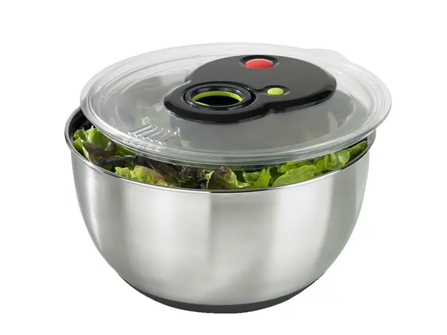 emsa edelstahl salatschleuder 4,5l