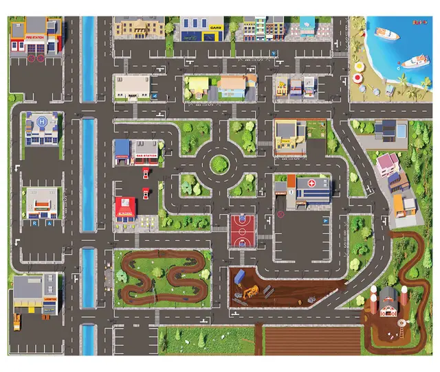 skippidoo maxi city spielteppich