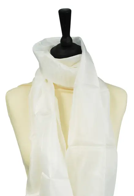 pebeo seidenschal 45x180cm weiß