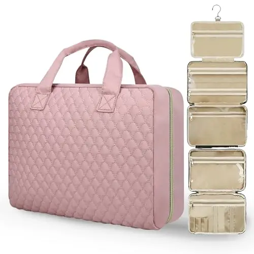 voyagrise kulturtasche pink polyester