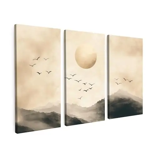 muchowow leinwand set 3-teilig 40x60cm