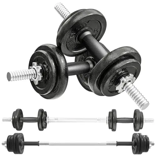 SPORTNOW 20KG verstellbares Hantelset