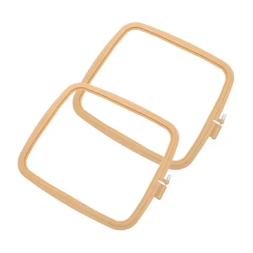 diyah 2er set stickrahmen quadratisch