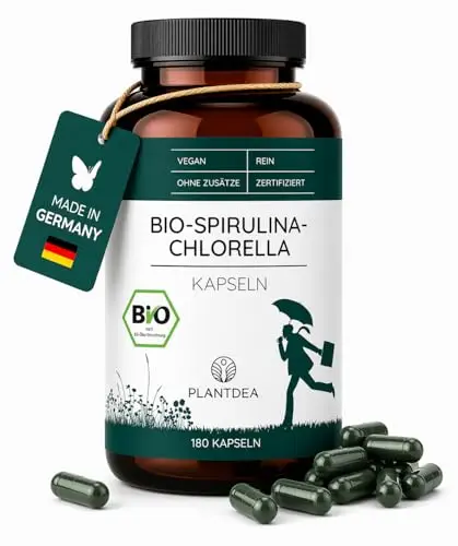 Plantdea Spirulina Chlorella Kapseln
