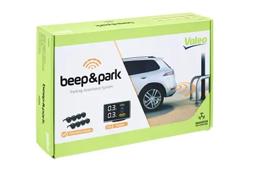 Valeo 632202 Beep&Park Einparkhilfe mit 8 Sensoren und LCD-Display