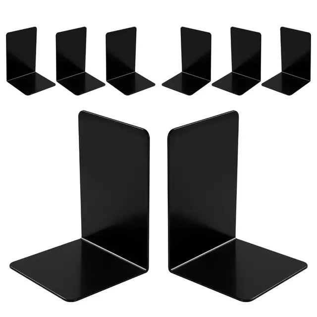 vortix 8 buchstützen schwarz acryl