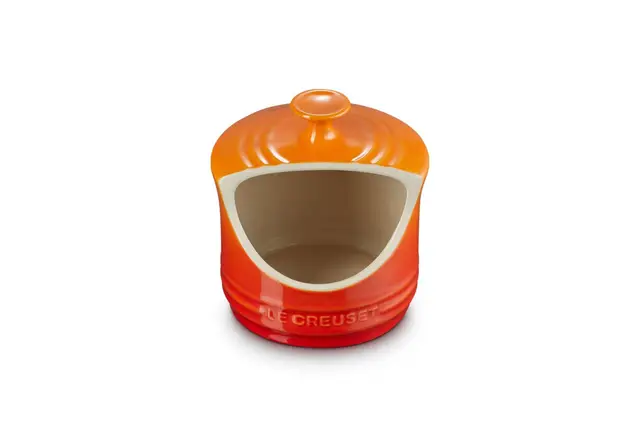 Le Creuset Salzgefäß aus Steinzeug 0,3 l, Ofenrot, 80811100900005