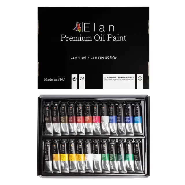 elan ölfarben set 24x50ml