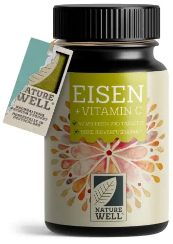 NatureWell Eisen 40mg Tabletten