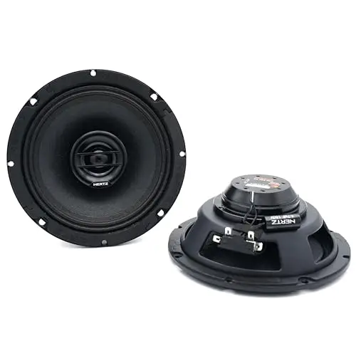 Hertz SX 165 Neo – Paar 165 mm SPL-Koaxiallautsprecher mit Neodym-Magnet, entwickelt für Installationen in Autos, Motorrädern und Outdoor-Fahrzeugen, 200W max