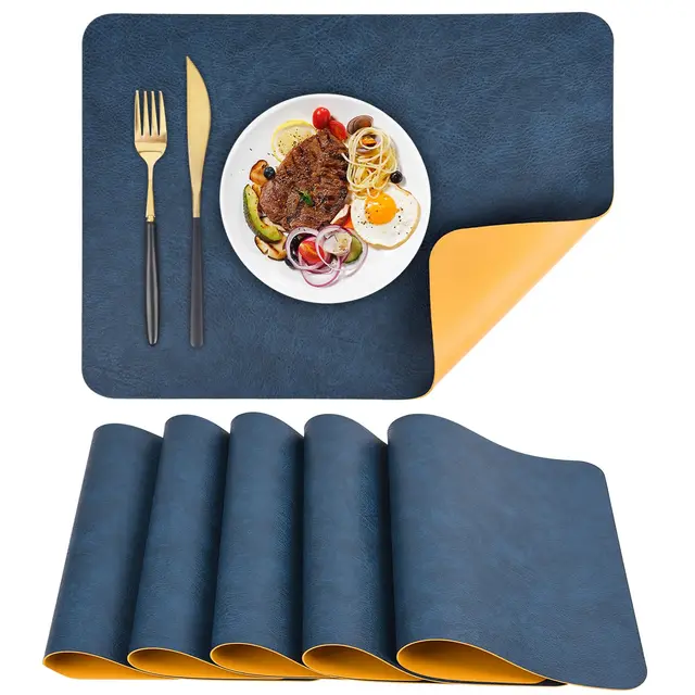 aplker kunstleder platzset 6er set