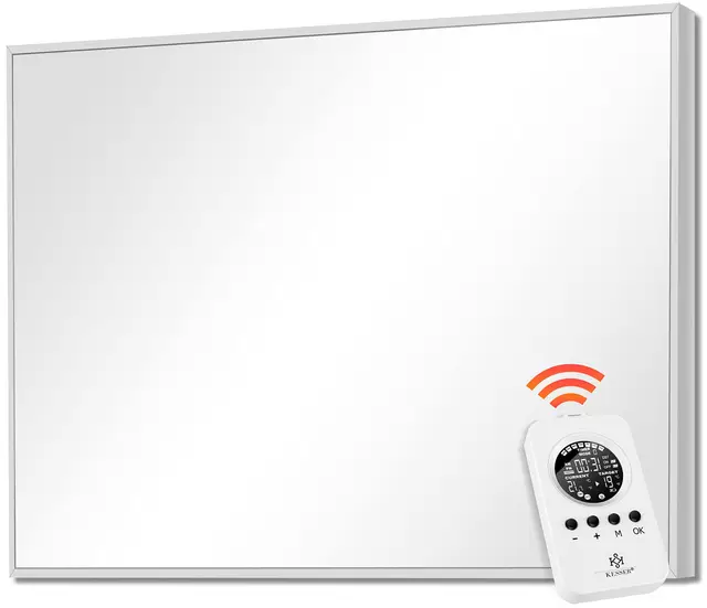 KESSER Infrarotheizung 800W mit Thermostat und Fernbedienung