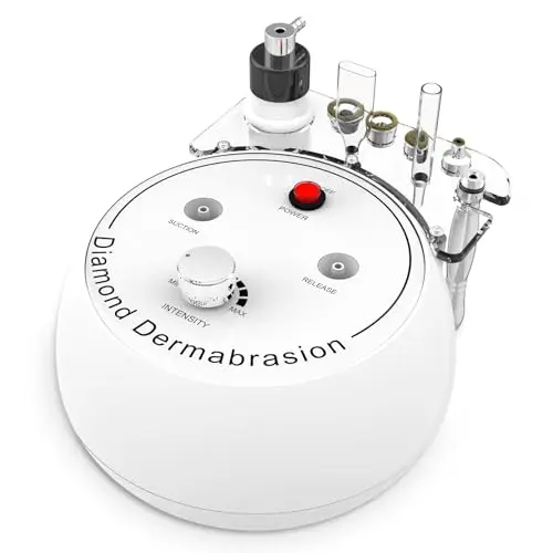 3 in 1 Diamant Mikrodermabrasionsgerät,Dermabrasionsgerät für Peeling und Mitesserentfernung, Gesichtspflegegerät für den Heim Spa Einsatz