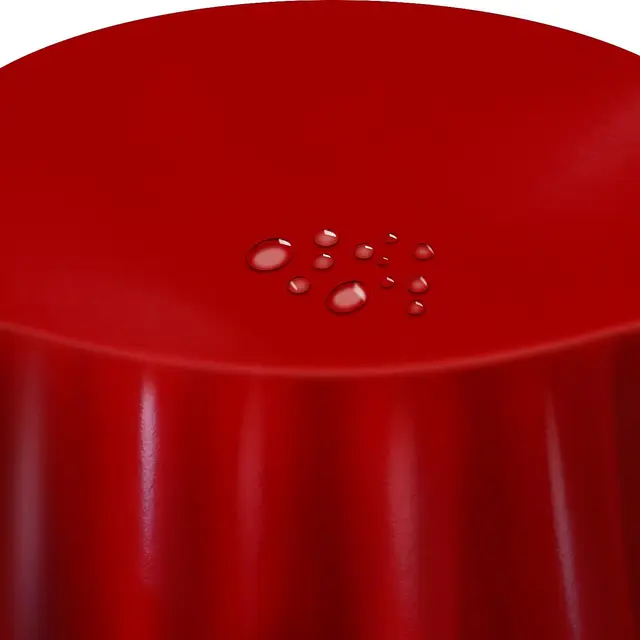 Wachstuch Glatt Uni RUND OVAL Größe & Farbe wählbar Rund 80 cm Rot Lack abwaschbare Tischdecke