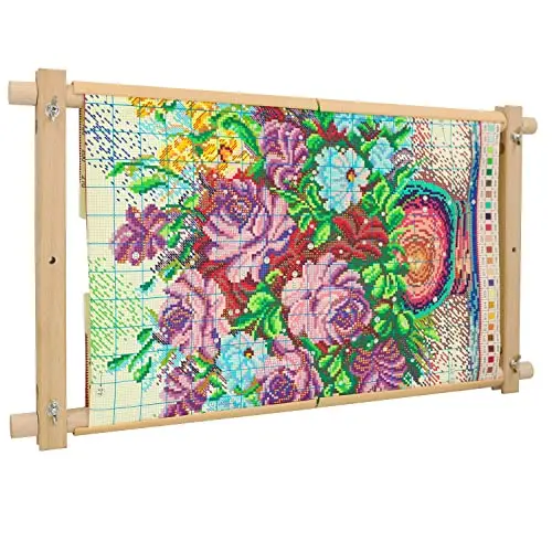 guofa stickrahmen eckig holz 46x28,5 cm