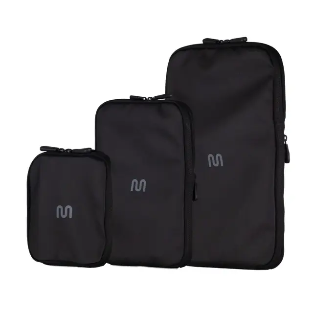 onemate – Packing Cubes mit Kompressionsfunktion – Packwürfel für Rucksack und Koffer – Packtaschen aus recycelten Plastikflaschen – federleicht & wasserdicht