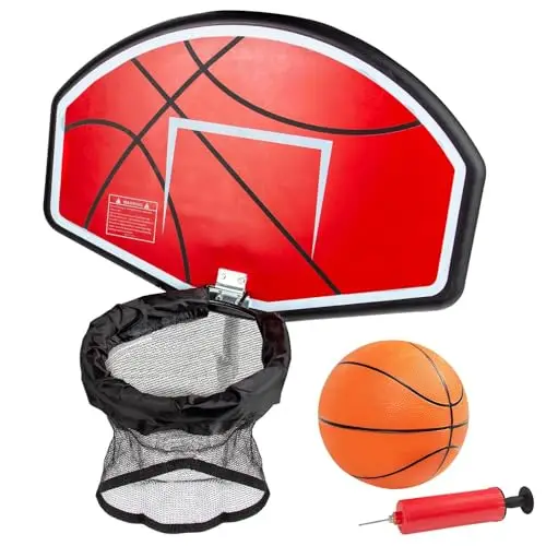 VirtuFit Trampolinkorb - Basketballring - mit Kugel