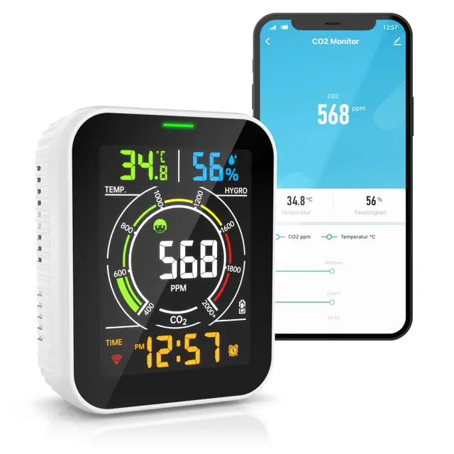 brandson co2 melder wifi