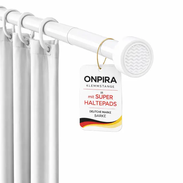 onpira duschvorhangstange klemmen